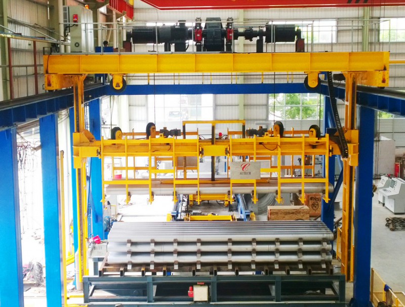 Automatic billet stacking lines